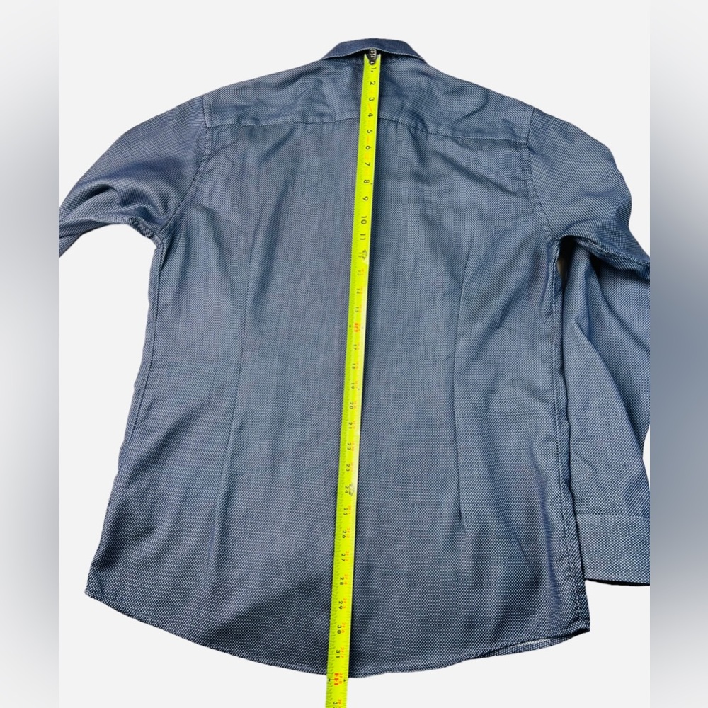 ETON Slim Fit Size XL Men’s Blue Oxford Cotton Shirt MSRP $185 - Picture 13 of 13